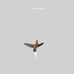 Dancer Sculptural Wood Pendant