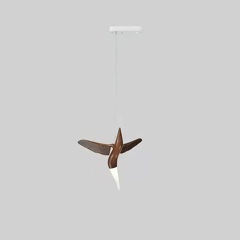 Dancer Sculptural Wood Pendant