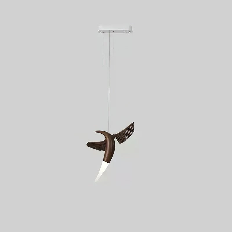 Dancer Sculptural Wood Pendant