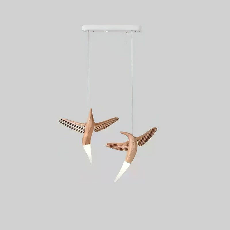 Dancer Sculptural Wood Pendant