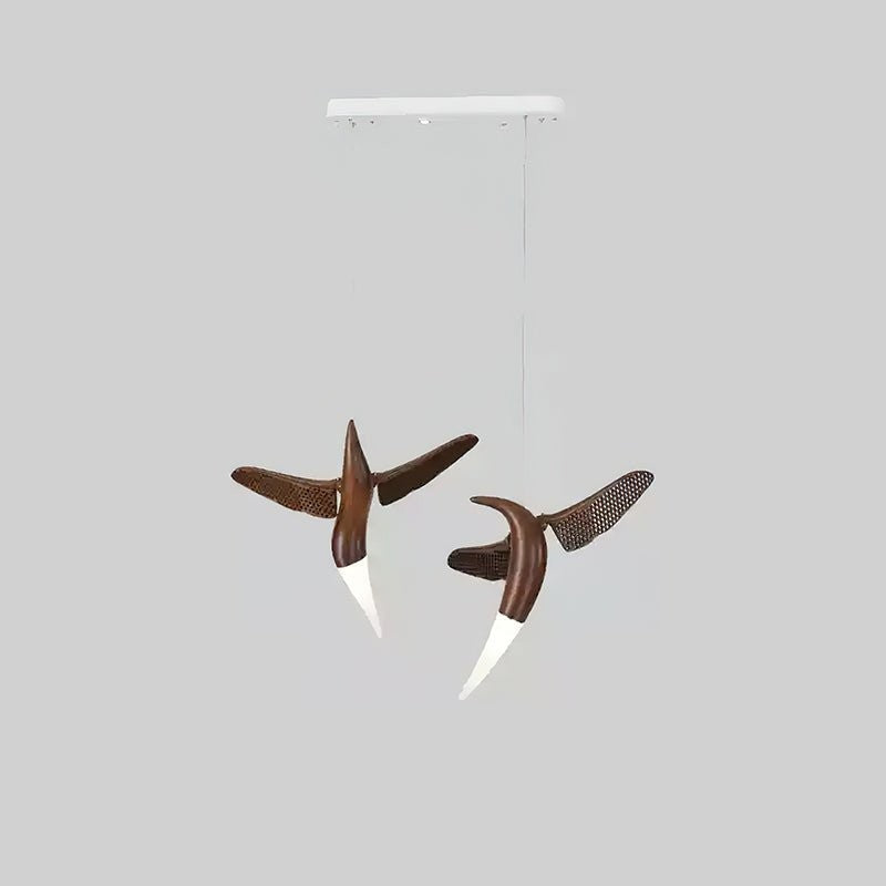 Dancer Sculptural Wood Pendant