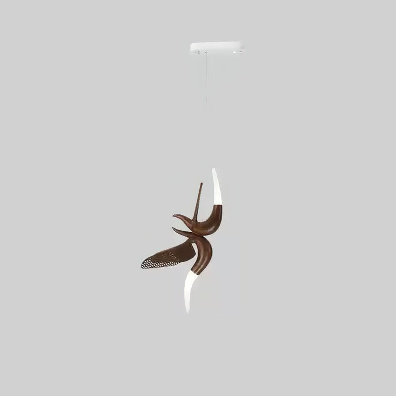 Dancer Sculptural Wood Pendant