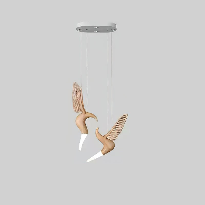 Dancer Sculptural Wood Pendant