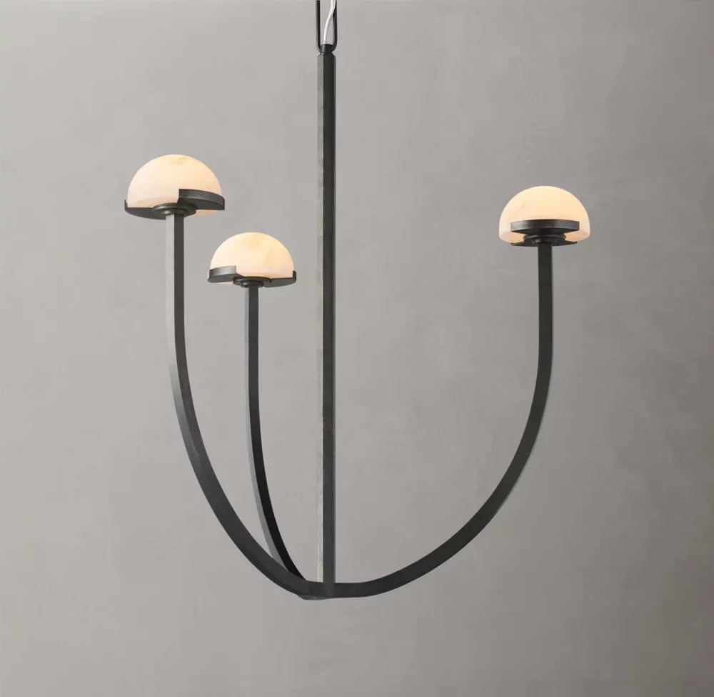 Pedra Round Chandelier 24"