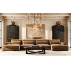 Rain Round Chandelier 47"