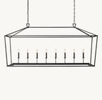 19th C. English Openwork Rectangular Chandelier 72"