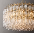 Chiara Clear Glass Round Chandelier 62"