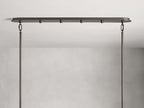 Delacroix Reeded Glass Oval Chandelier