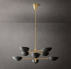 Graphic Chandelier 38"