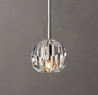 Boule De Cristal Clear Glass Rod Pendant