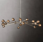 Boule De Cristal Smoke Glass Round Chandelier 72"