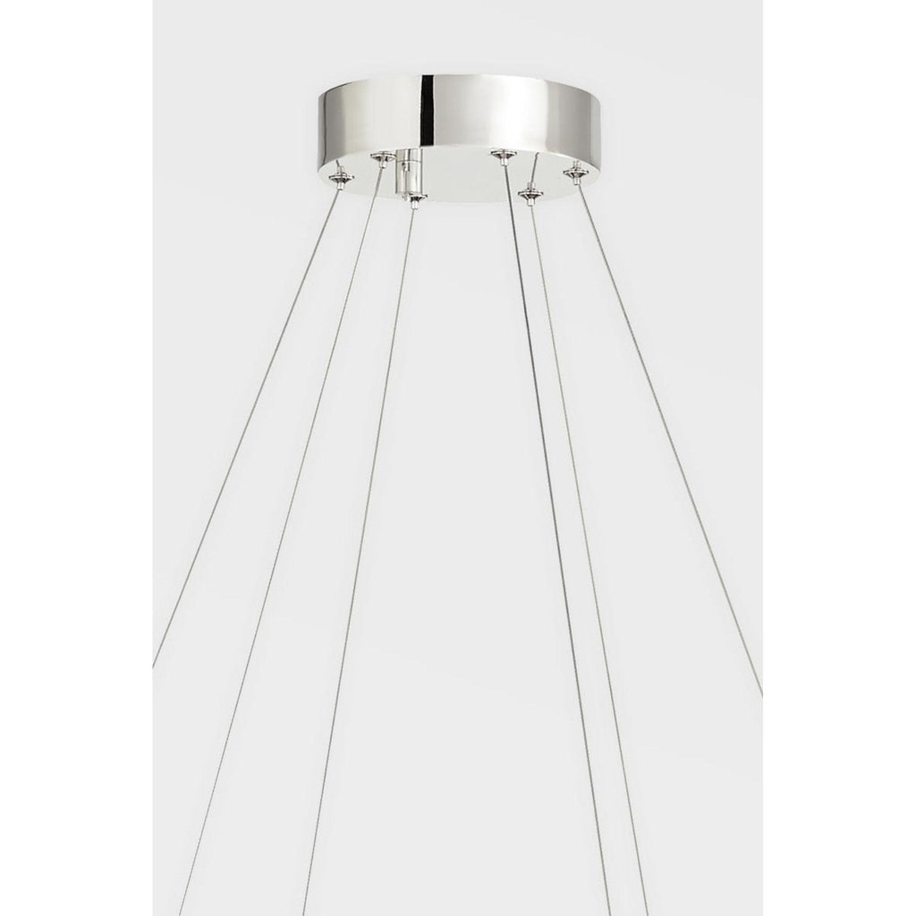 Orbit 6-Light Chandelier in Polished Nickel 38L x 38W x 13.75H
