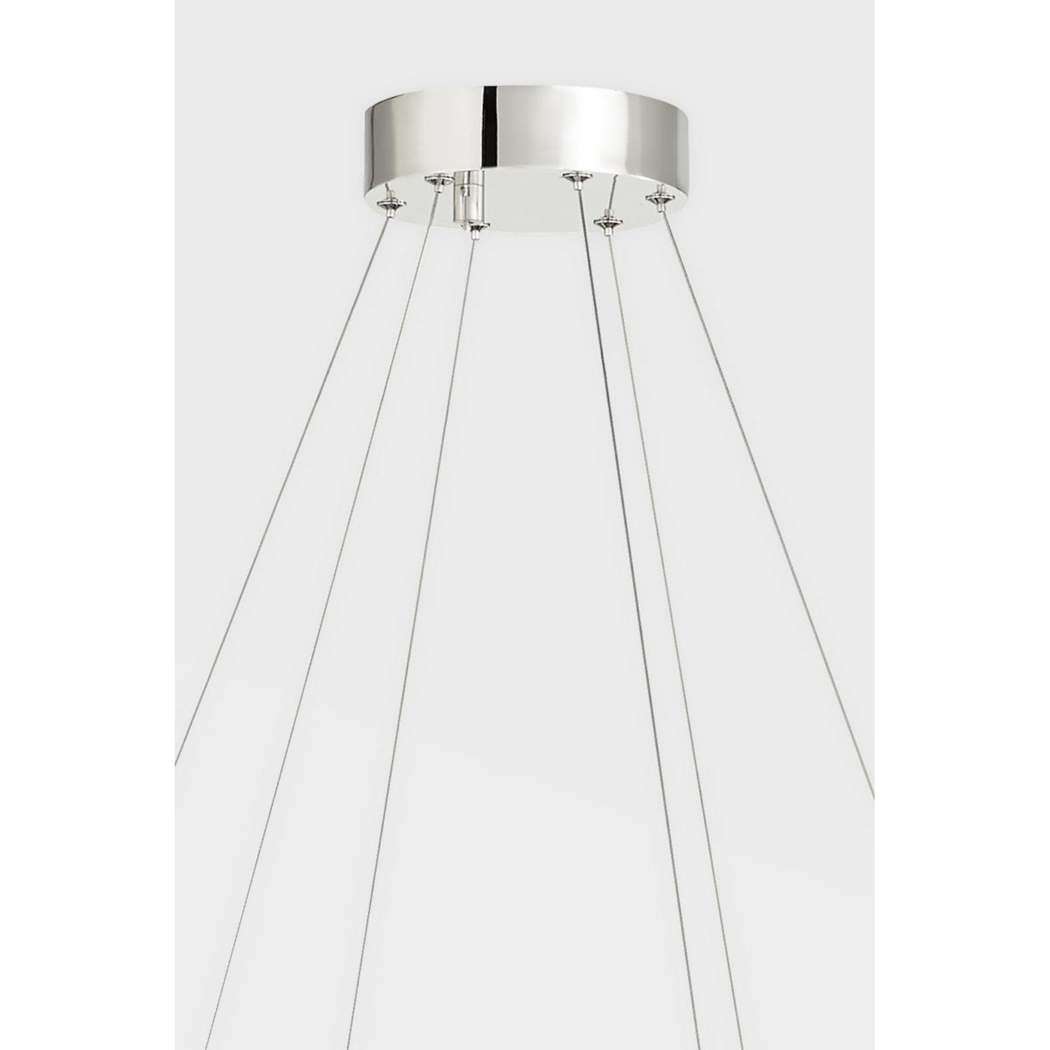 Orbit 6-Light Chandelier in Aged Brass 38L x 38W x 13.75H