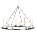Chambers 12-Light Chandelier in Polished Nickel 45L x 45W x 33.75H