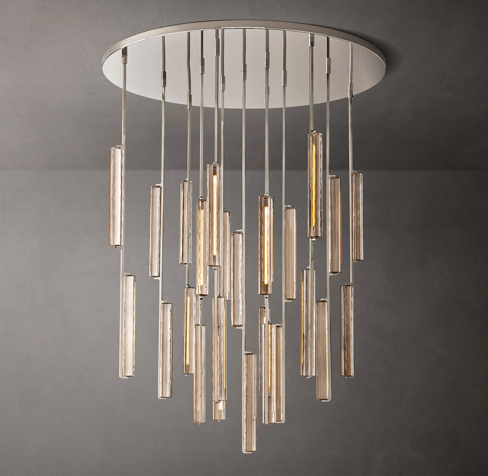 Audubon Crystal Round Chandelier 56"