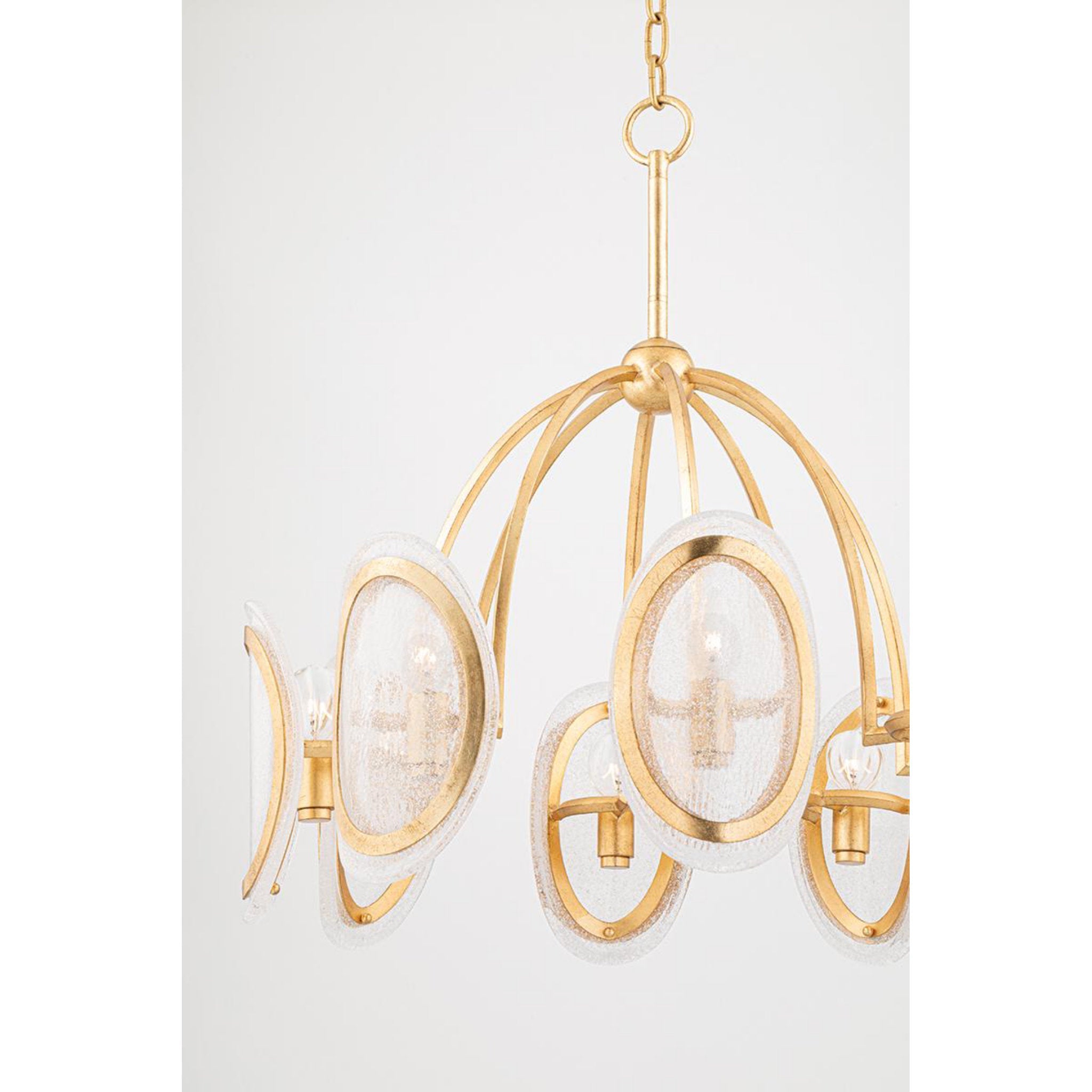 Danes 18-Light Chandelier in Vintage Gold Leaf 50L x 50W x 33H
