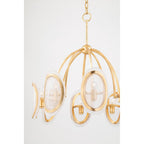 Danes 12-Light Chandelier in Vintage Gold Leaf 34L x 34W x 33H