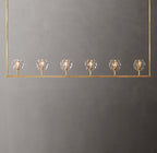 Boule De Cristal Clear Glass Linear Chandelier 60"