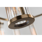 Marley 12-Light Chandelier in Aged Brass 42.5L x 42.5W x 15.75H
