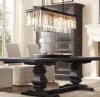 1920s Odeon Rectangular Chandelier 40"
