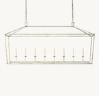 19th C. English Openwork Rectangular Chandelier 72"