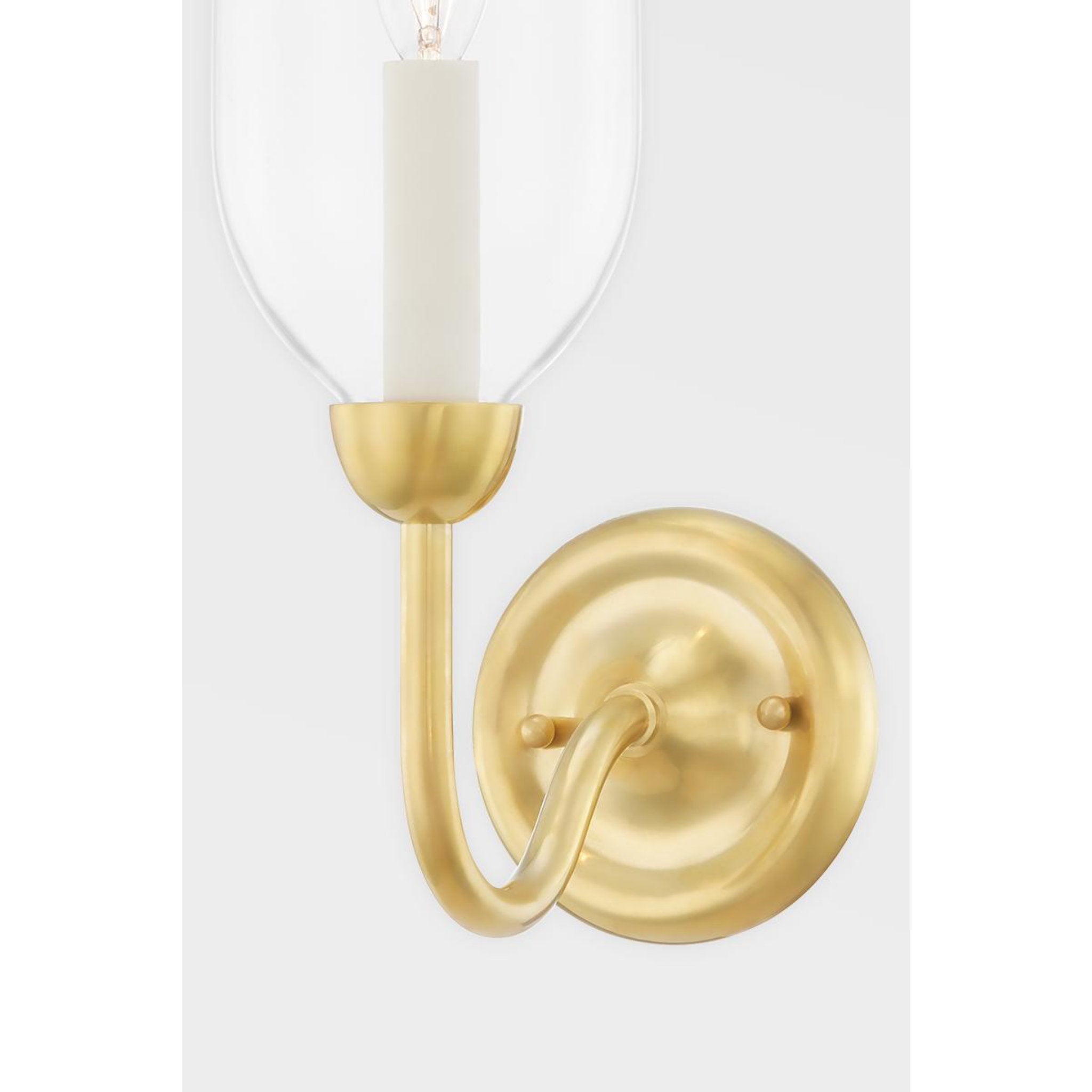 Classic No.1 8-Light Chandelier in Aged Brass by Mark D. Sikes 40L x 40W x 25.75H