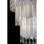 Tyrell 16-Light Chandelier in Polished Nickel 31L x 31W x 49H