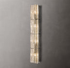 Lattice Clear Glass Grand Sconce