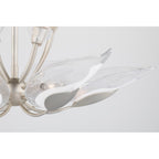 Blossom 20-Light Chandelier in Silver Leaf 40.5L x 40.5W x 26.75H