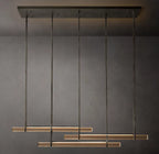 Audubon Crystal Triple Bar Linear Chandelier