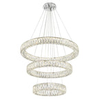 Kinsley 32'' Polished Chrome Chandelier Silver 32"W x 21"H x 32"D