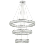 Kinsley 32'' Polished Chrome Chandelier Silver 32"W x 21"H x 32"D