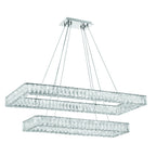 Kinsley 41.5'' Polished Chrome Chandelier Silver 41.5"W x 12"H x 18"D