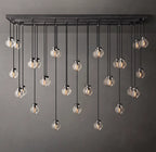 Pearl Rectangular Chandelier 72"
