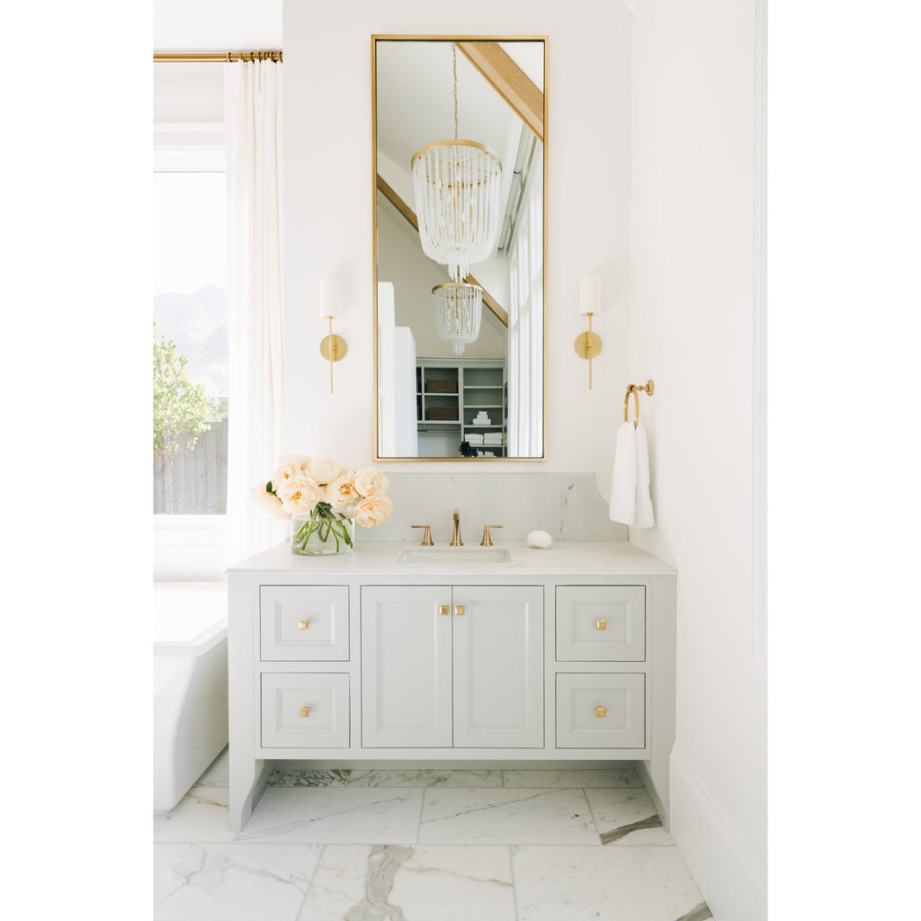 Royalton 12-Light Chandelier in Aged Brass 26L x 26W x 37.5H