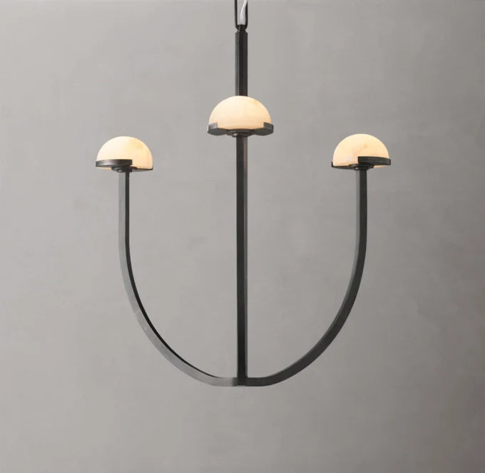 Pedra Round Chandelier 24"