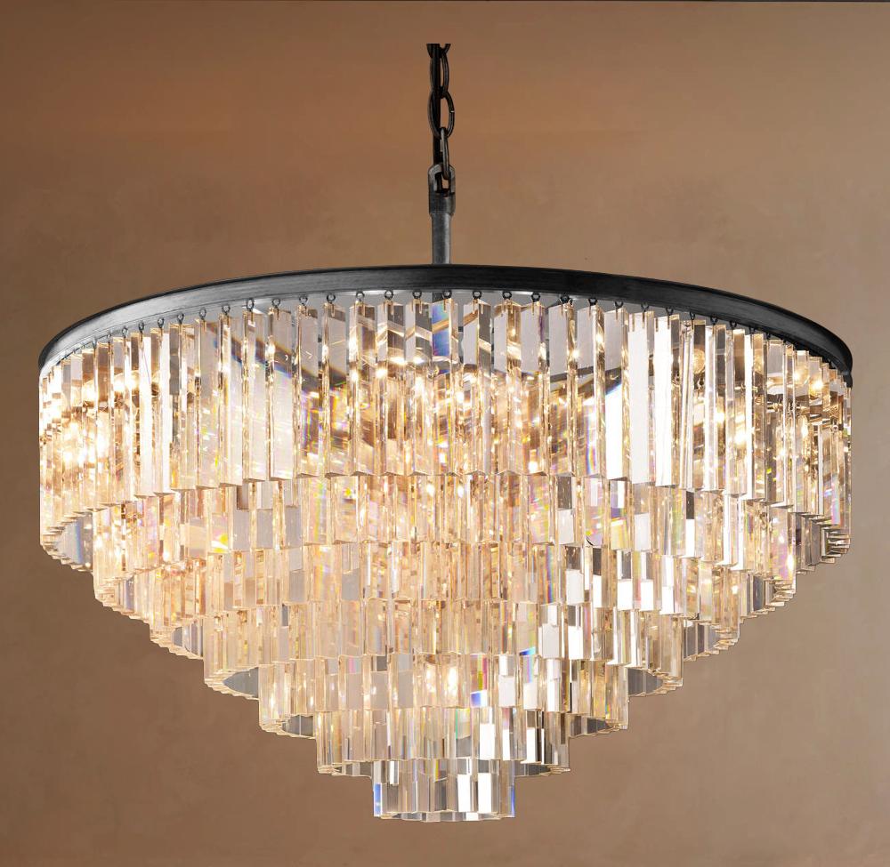 Nostalgic Odeon Circular Chandelier 44"