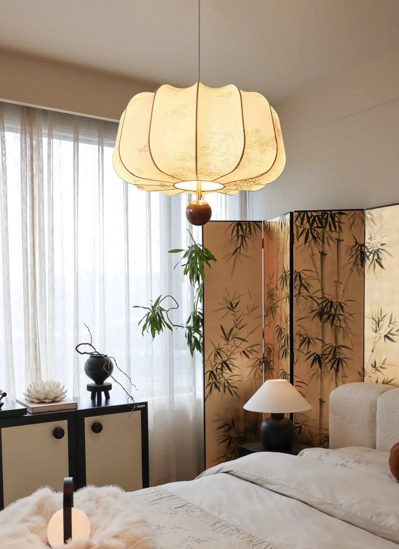 Elara Fabric Pendant Lamp