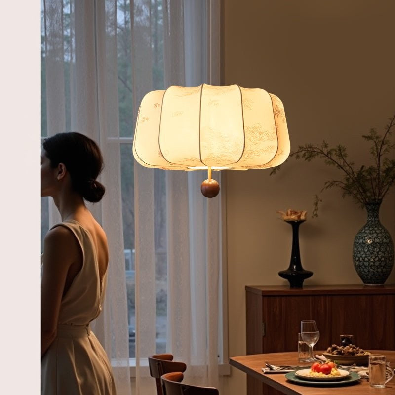Elara Fabric Pendant Lamp