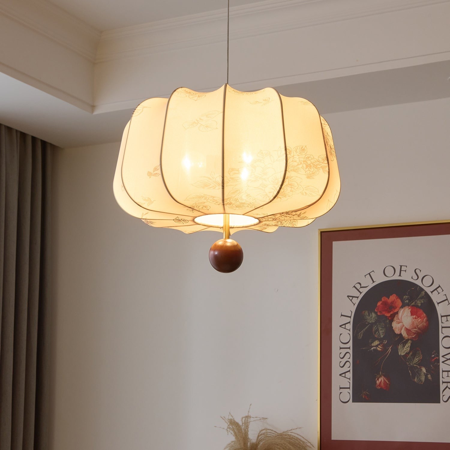 Elara Fabric Pendant Lamp