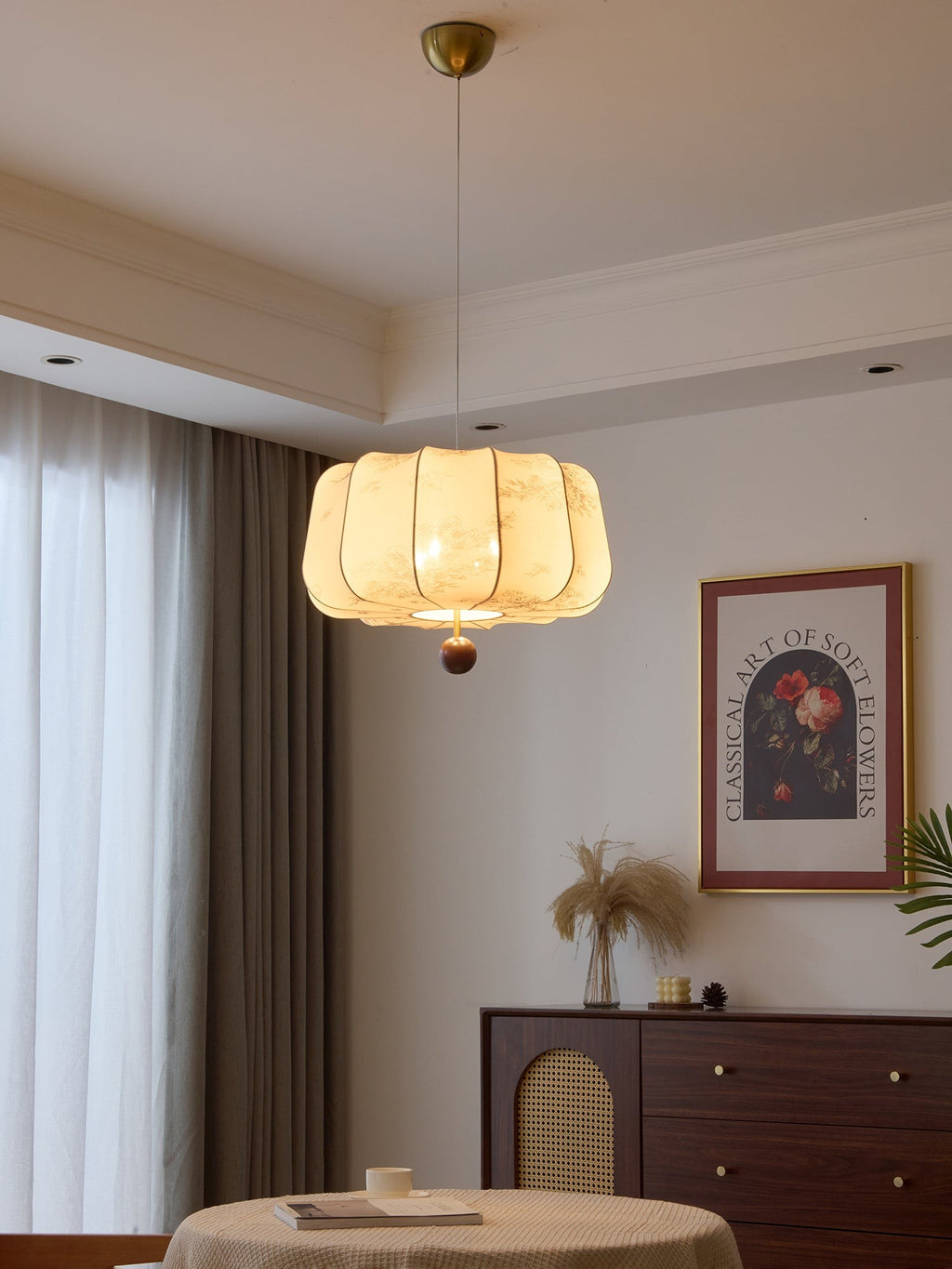 Elara Fabric Pendant Lamp