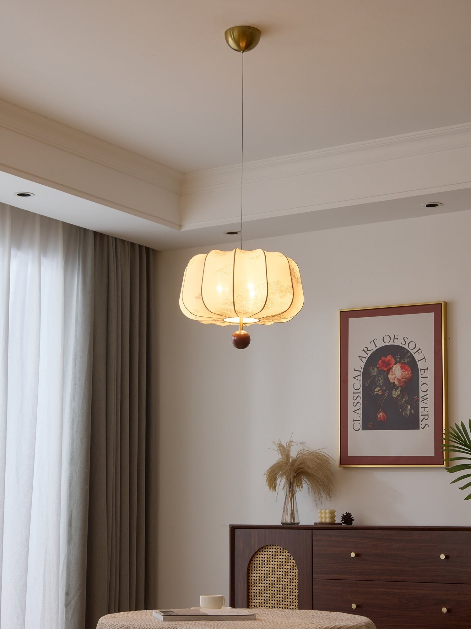Elara Fabric Pendant Lamp