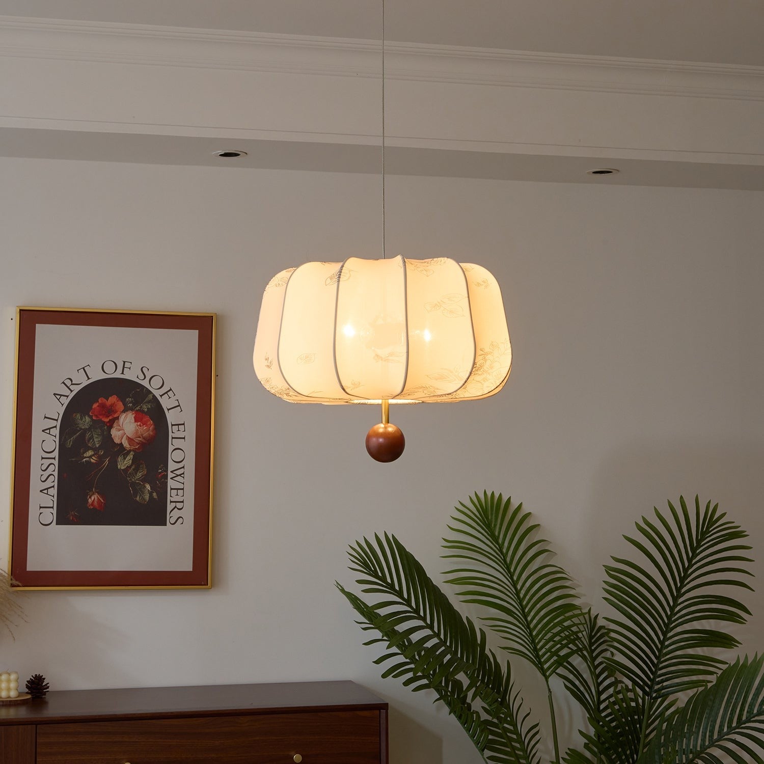 Elara Fabric Pendant Lamp