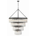 Emory 40'' Black Forged Chandelier Black 40"W x 55.25"H x 40"D
