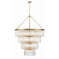 Emory 40'' Modern Gold Chandelier Gold 40"W x 55.25"H x 40"D