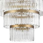Emory 40'' Modern Gold Chandelier Gold 40"W x 55.25"H x 40"D