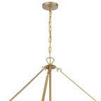 Emory 40'' Modern Gold Chandelier Gold 40"W x 55.25"H x 40"D