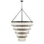 Emory 48'' Black Forged Chandelier Black 48"W x 72"H x 48"D