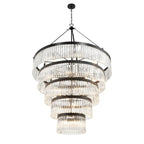 Emory 48'' Black Forged Chandelier Black 48"W x 72"H x 48"D