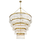 Emory 48'' Modern Gold Chandelier Gold 48"W x 72"H x 48"D